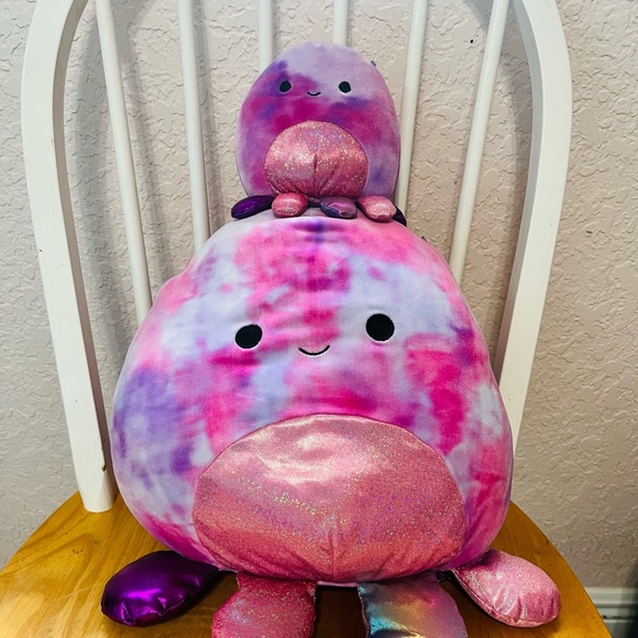 Adelaide the Octopus 12” and 5” Squishmallows - Picture 3 of 3